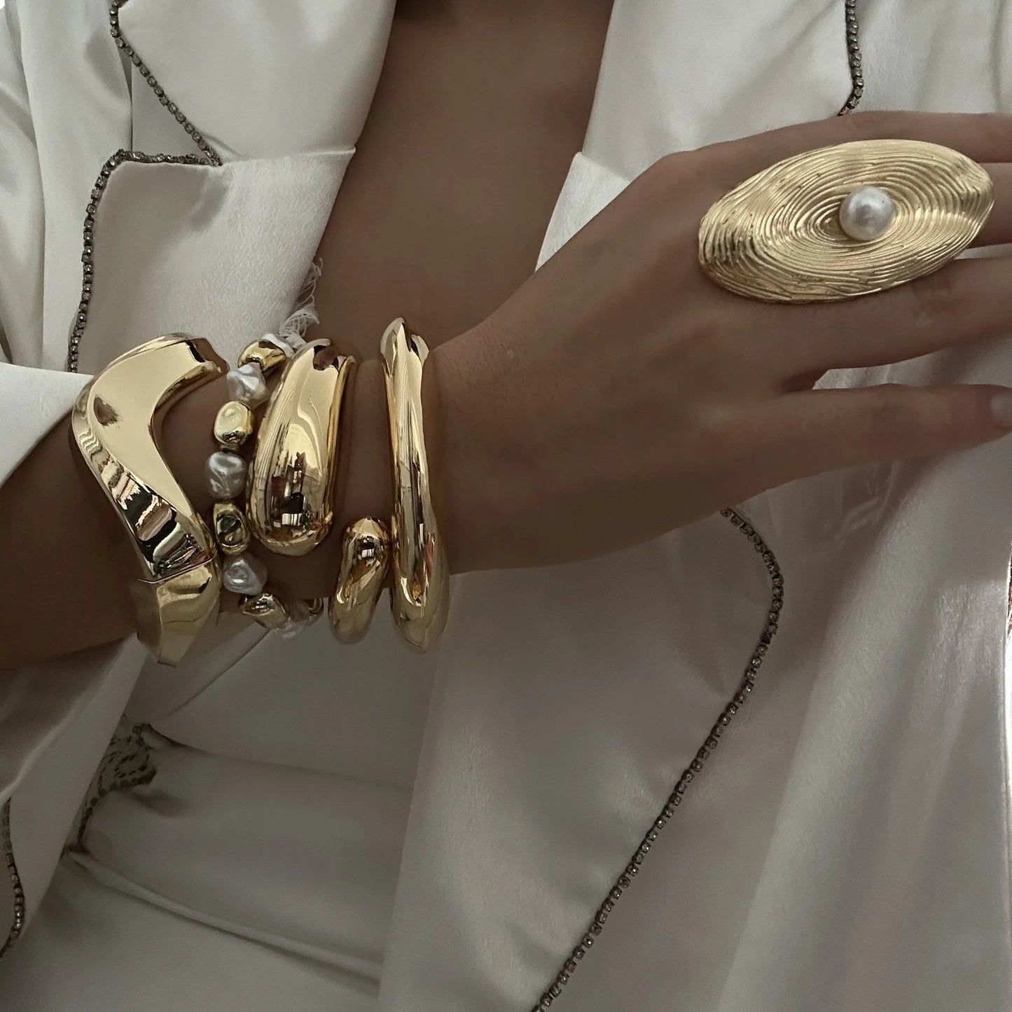 WAVE Chunky Cuff Bracelet