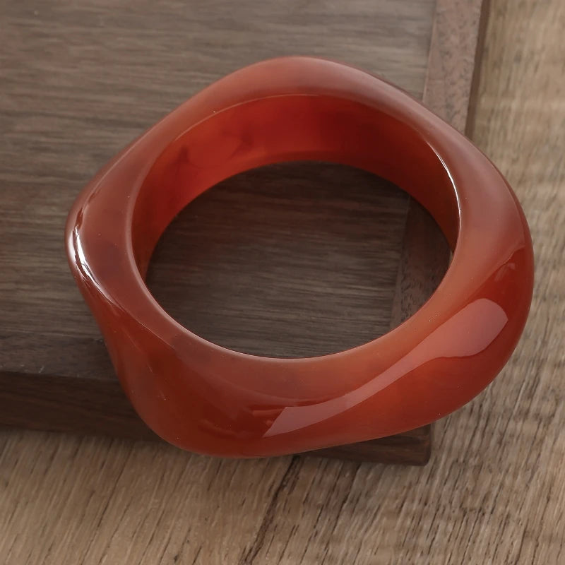 WODE Chunky Resin Coffee Bangle