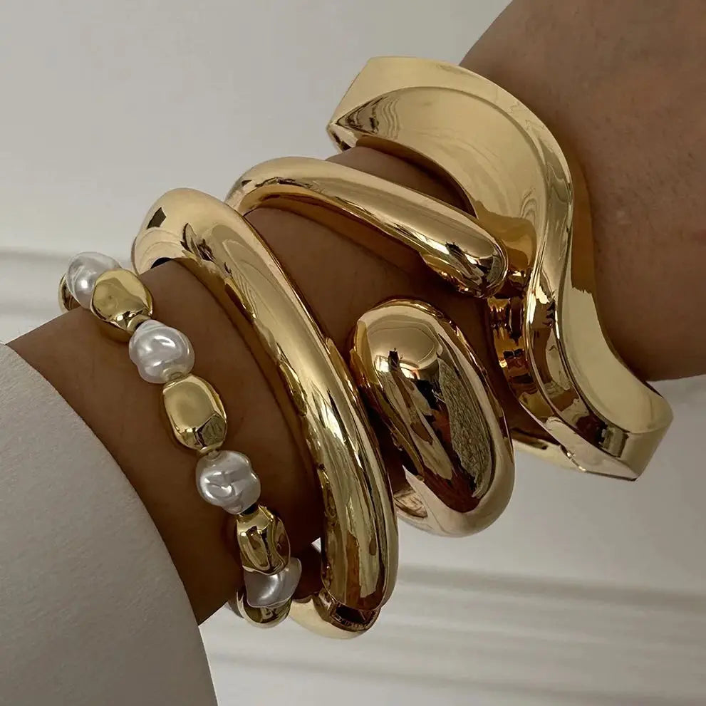 WAVE Chunky Cuff Bracelet