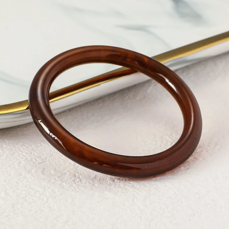 WODE Chunky Resin Coffee Bangle