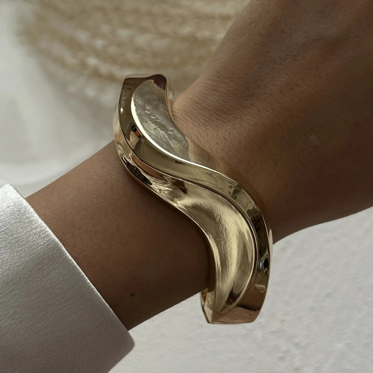 WAVE Chunky Cuff Bracelet