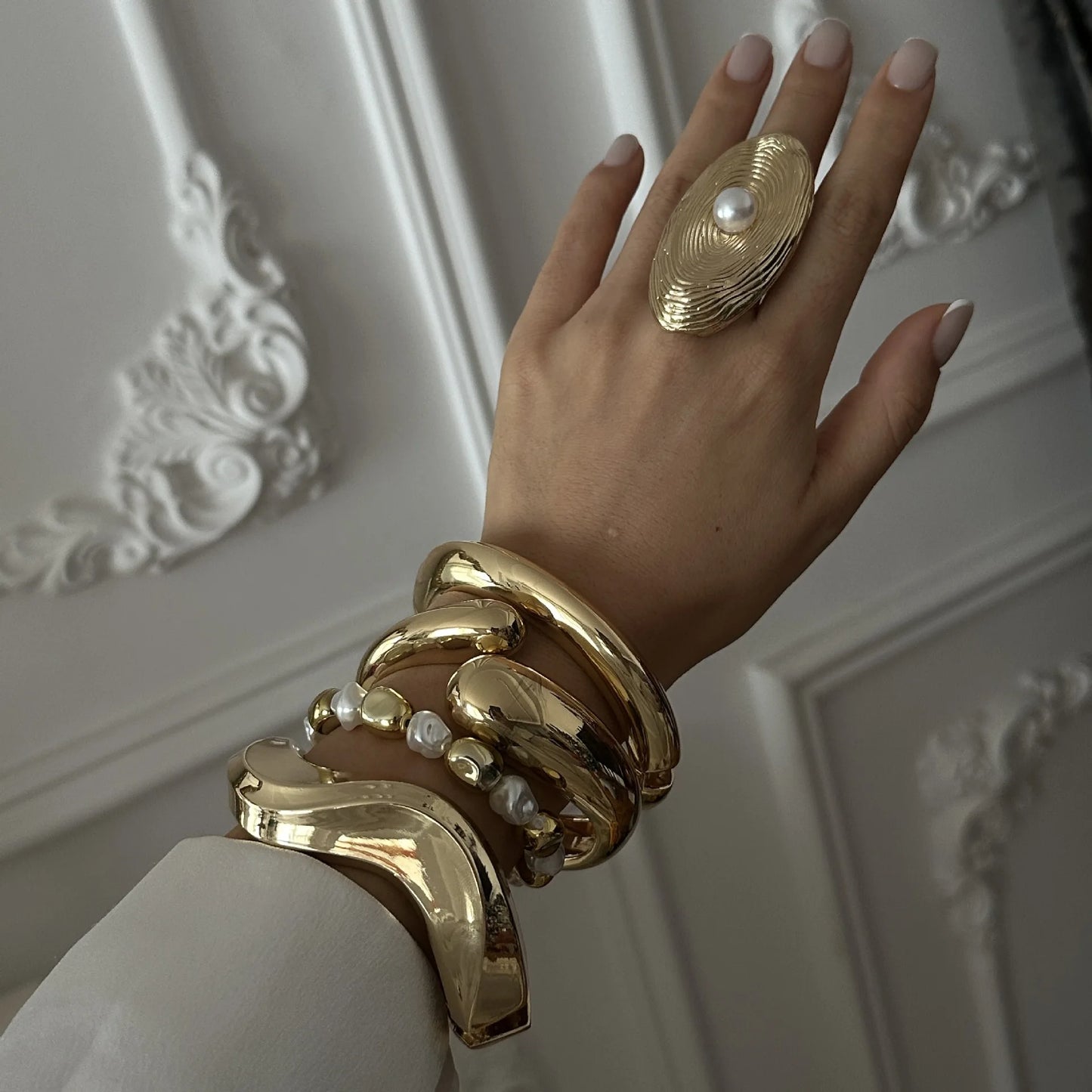 WAVE Chunky Cuff Bracelet