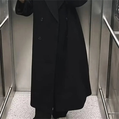 za - soft loose long coat