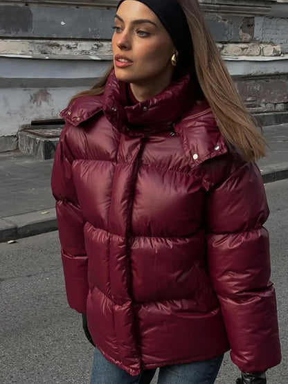 colla - hooded padded winter jacket