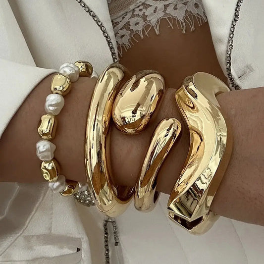 WAVE Chunky Cuff Bracelet